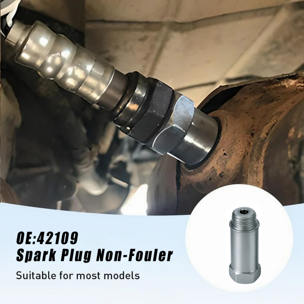 Spark Plug Non Fouler O2 Sensor Spacer Replace Dorman 42109 Oxygen Sensor Adapter - Image 4