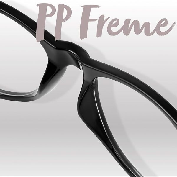 Spooktacular Creations Nerd Costume Glasses - Black Fake Glasses with Clear Lenses for Men, Women, Adults - Halloween Accessories - Image 2